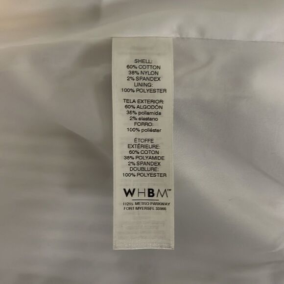 WHBM Black/White Abstract Stripe Blazer Size 12 - Picture 9 of 11